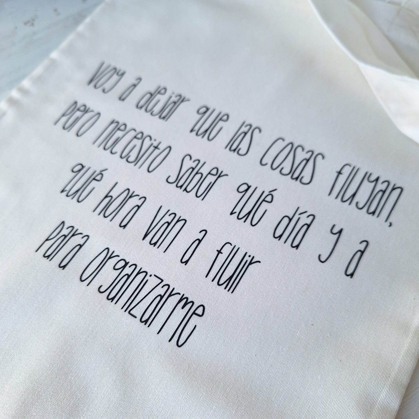 Que las cosas fluyan · Tote bag