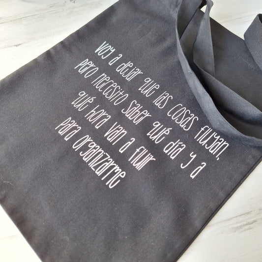 Que las cosas fluyan · Tote bag