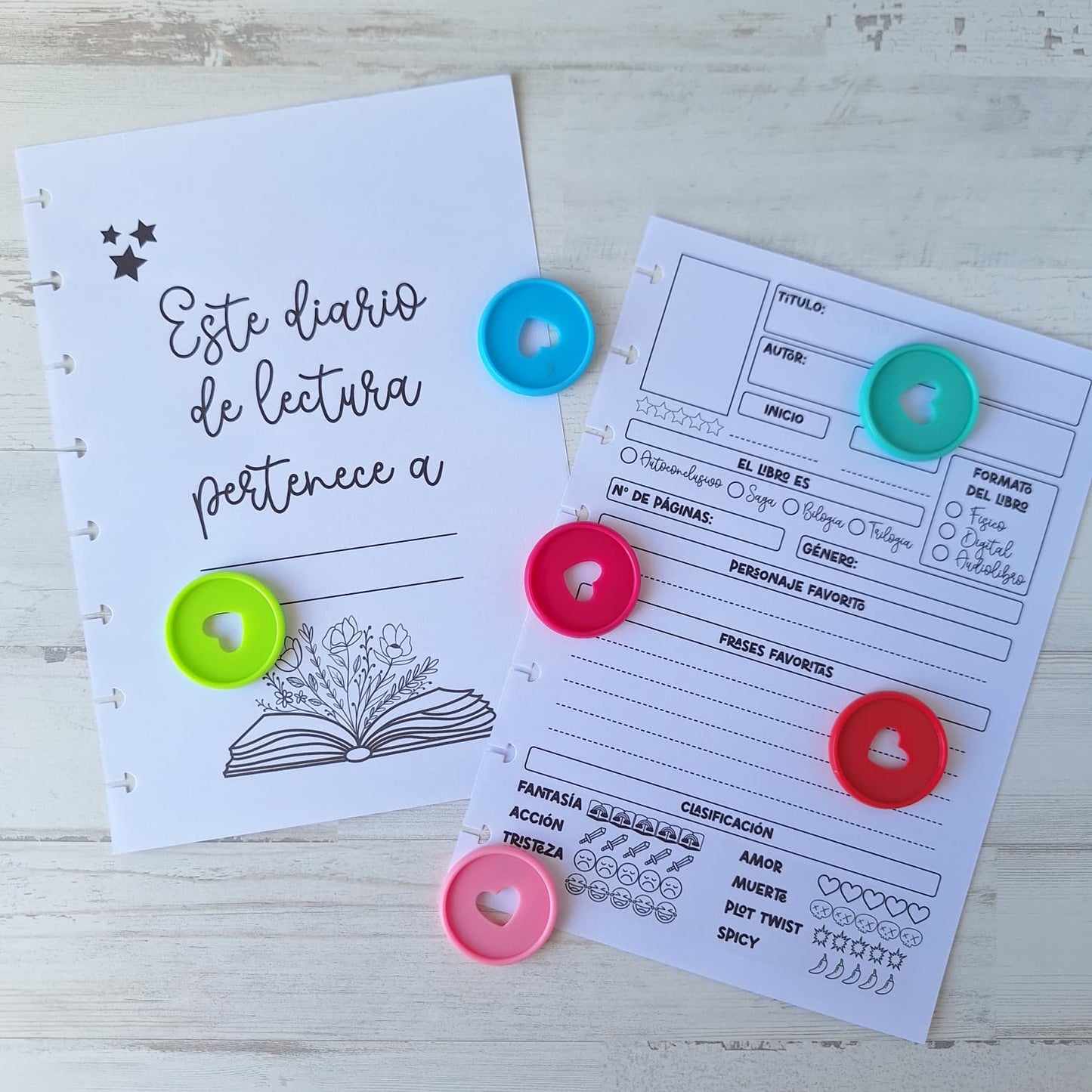 Diario de lectura personalizado