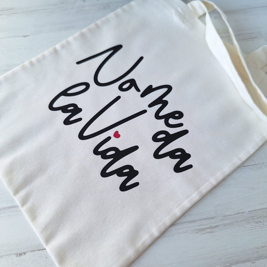 No me da la vida · Tote bag
