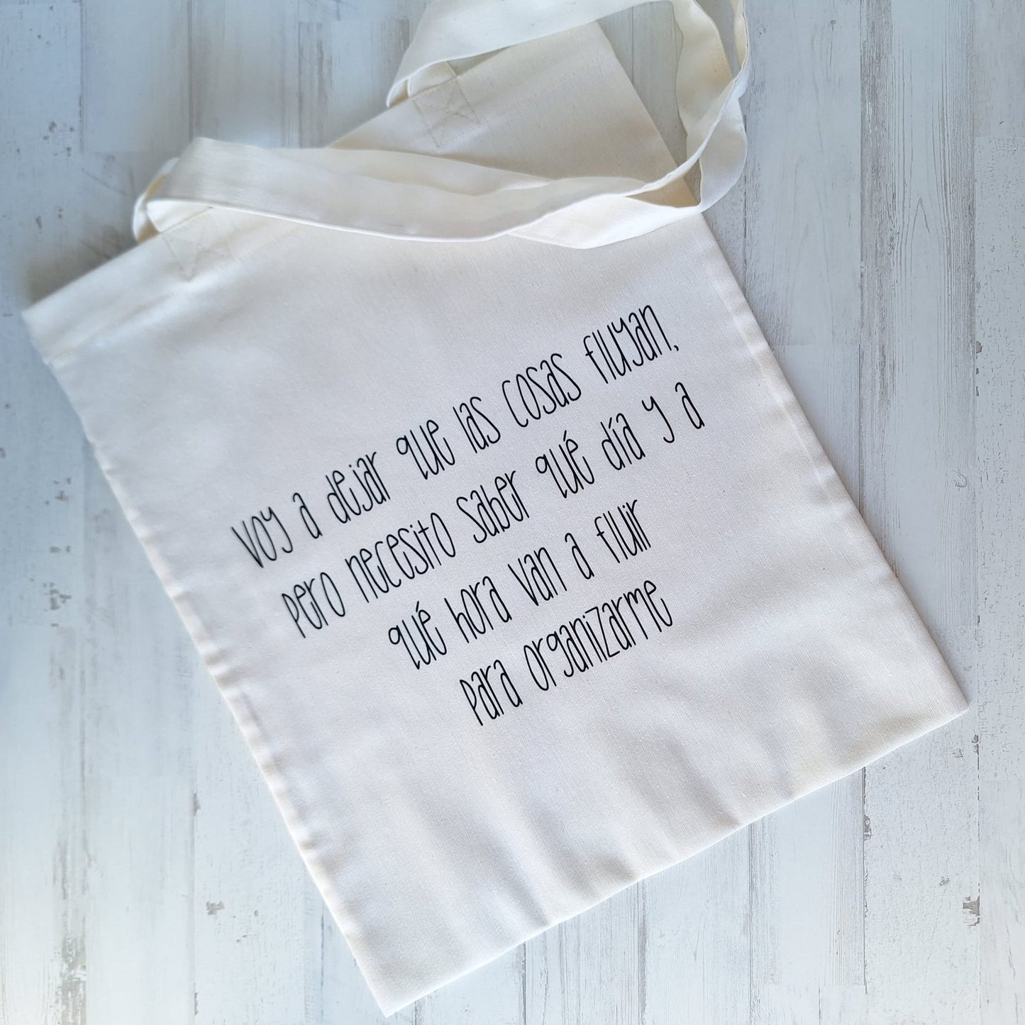 Que las cosas fluyan · Tote bag
