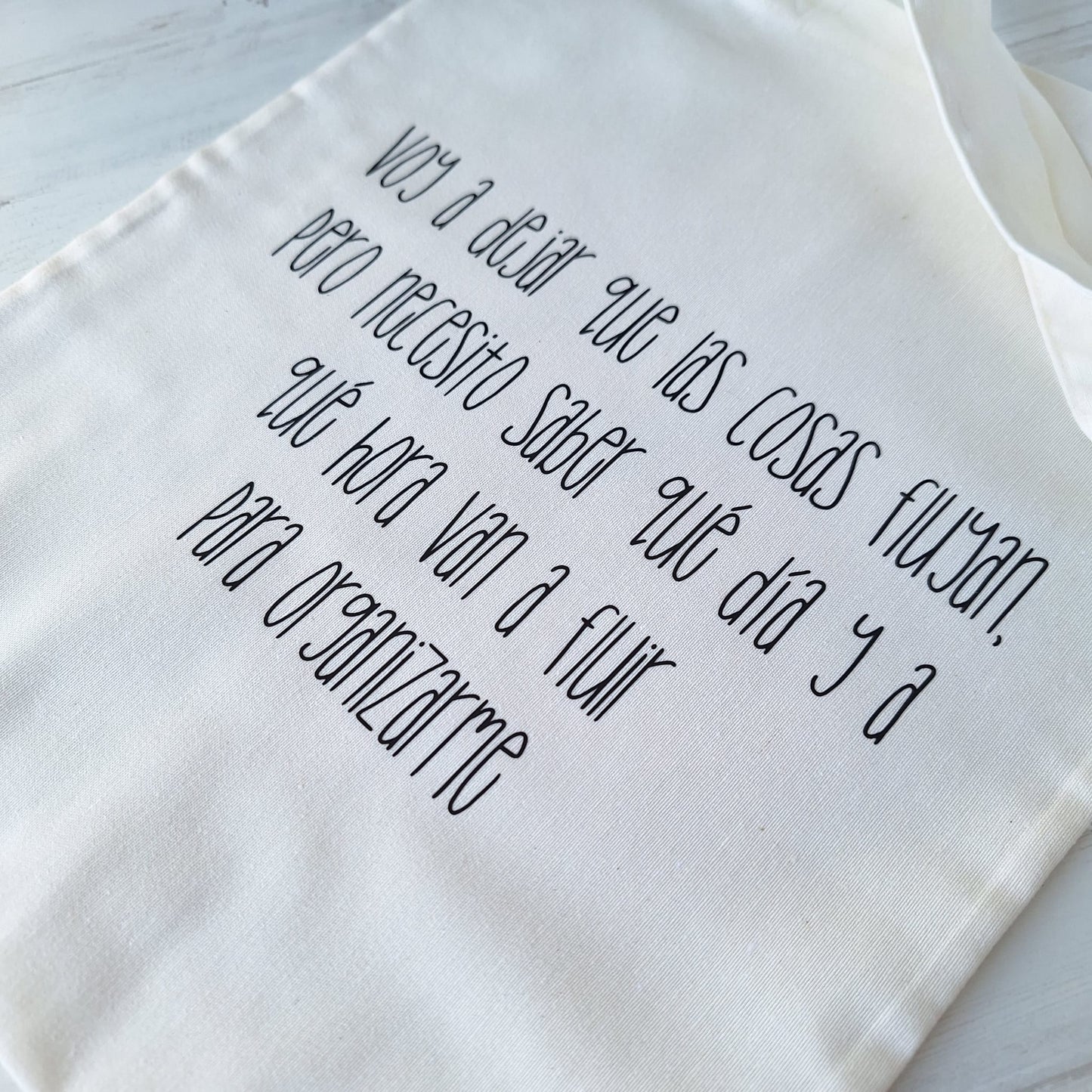 Que las cosas fluyan · Tote bag