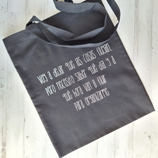 Que las cosas fluyan · Tote bag