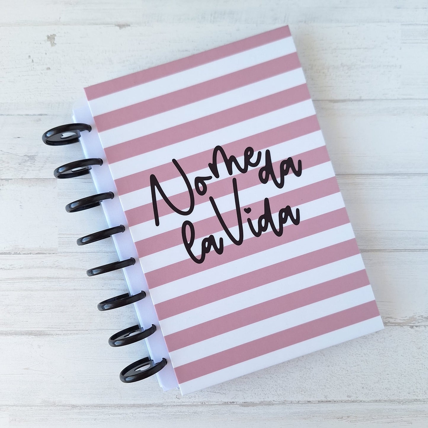 No me da la vida · Rayas · Libreta A5